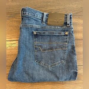 Wrangler  20X Blue Denim Jeans with Contrast Stitching Size 36x30
